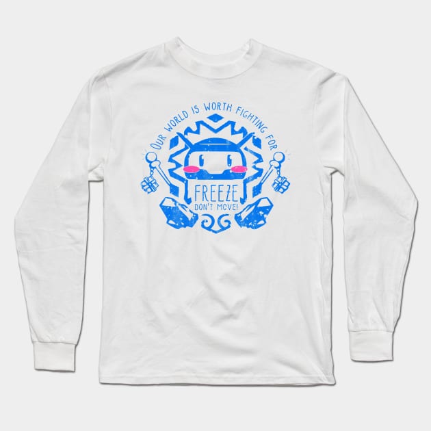 Freeze! don't move! Long Sleeve T-Shirt by warningpoodle